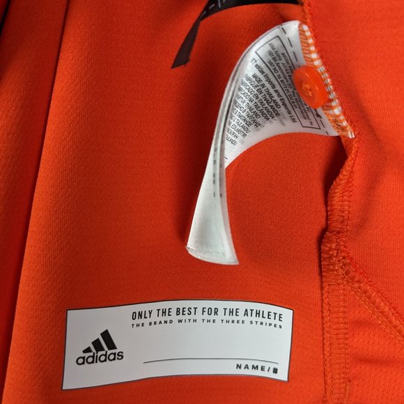 adidas* Men's Short Sleeve‎ Straight Hem Hidden Button Polo Athletic Shirt~ 2XL - Picture 6 of 16